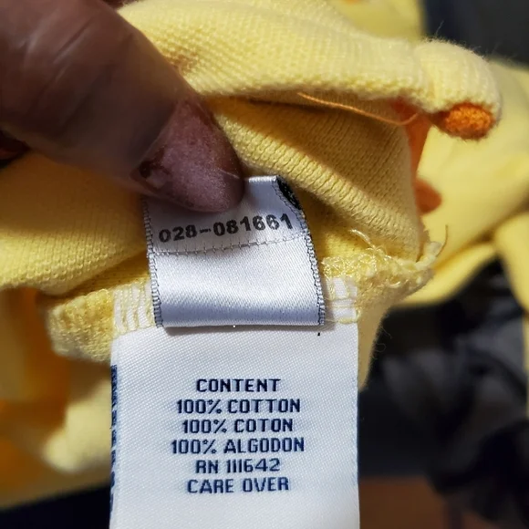 Vintage 90s Coogi Mens Yellow Polo Shirt Short Sleeves Cotton Size 3X - Picture 11 of 12